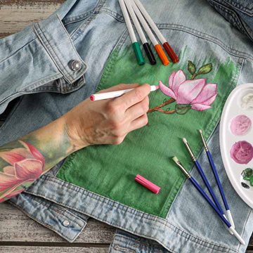 Denim Art – måla på jeans