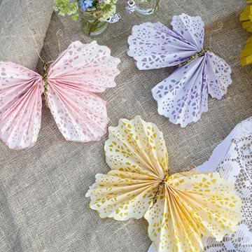 Sommarens fjärilar av papper
